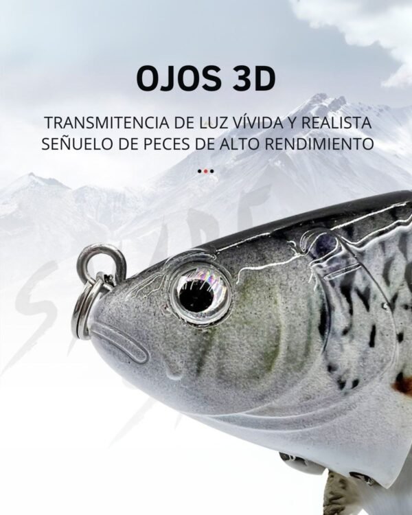 Kit De 5 Señuelos Articulados De Pesca 6 Segmentos, Realista - Image 7